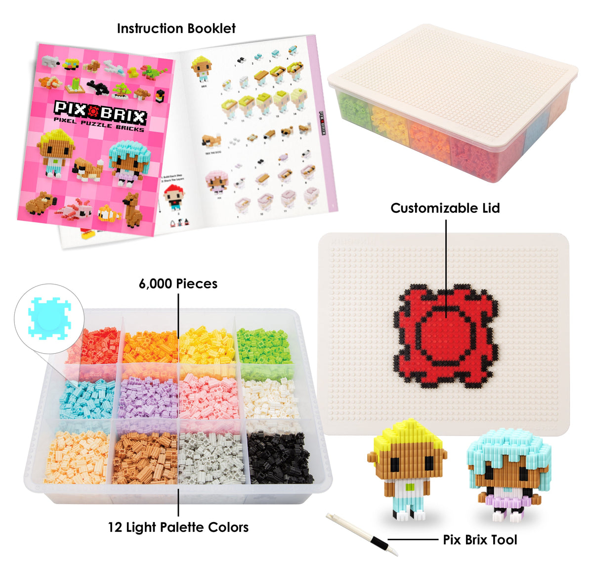 6000pc Container - Light Palette
