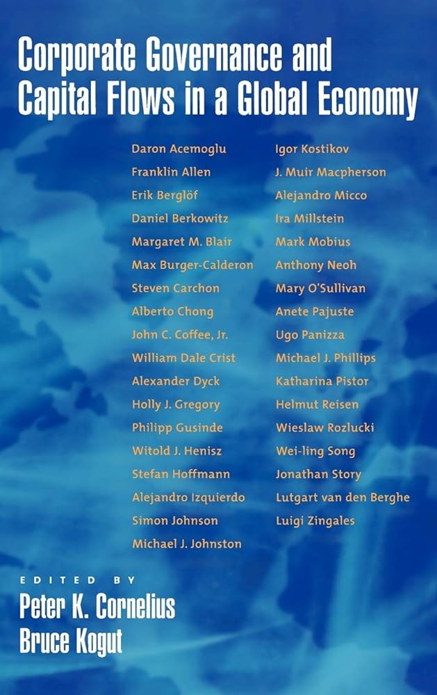 Corporate Governance and Capital Flows in a Global Economy (Global Outlook Book Series) cover image