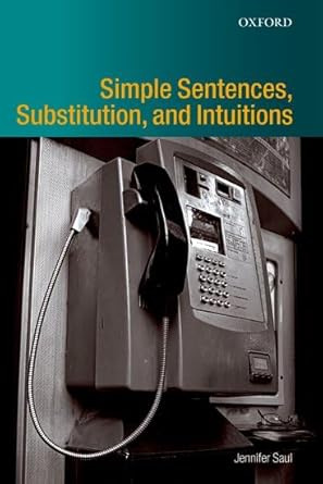 Simple Sentences, Substitution, and Intuitions cover image