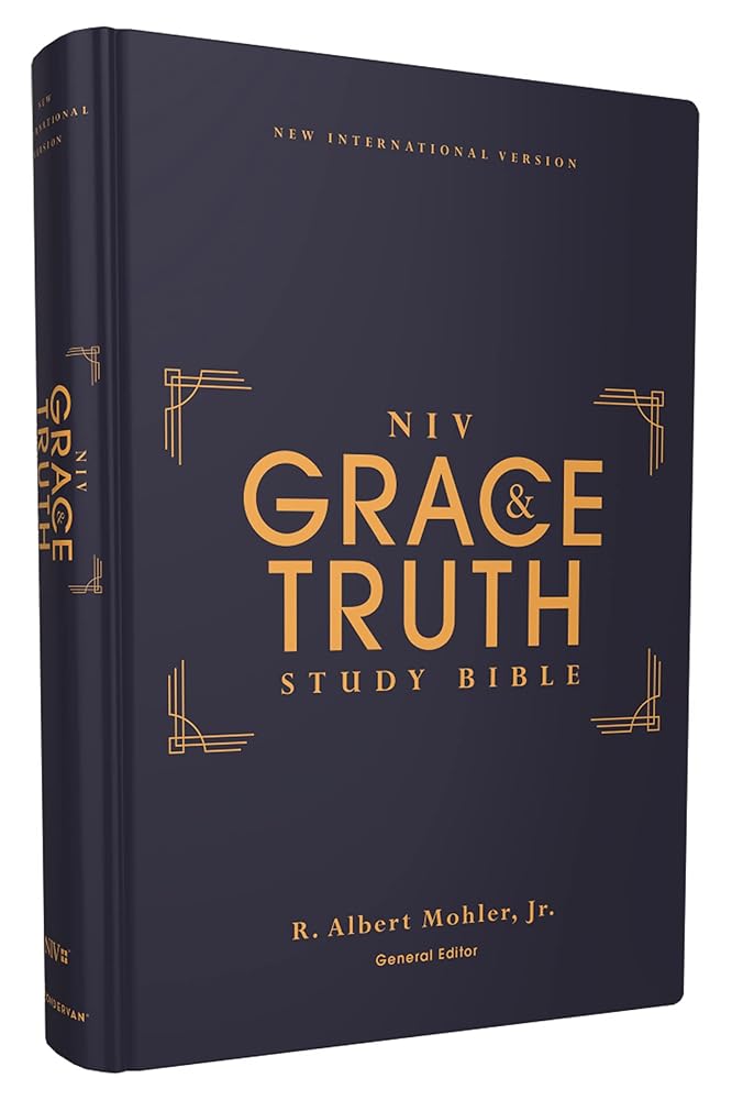 NIV The Grace and Truth Study Bible, Red Letter, Comfort Print cover image