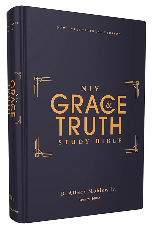 NIV The Grace and Truth Study Bible, Red Letter, Comfort Print cover image