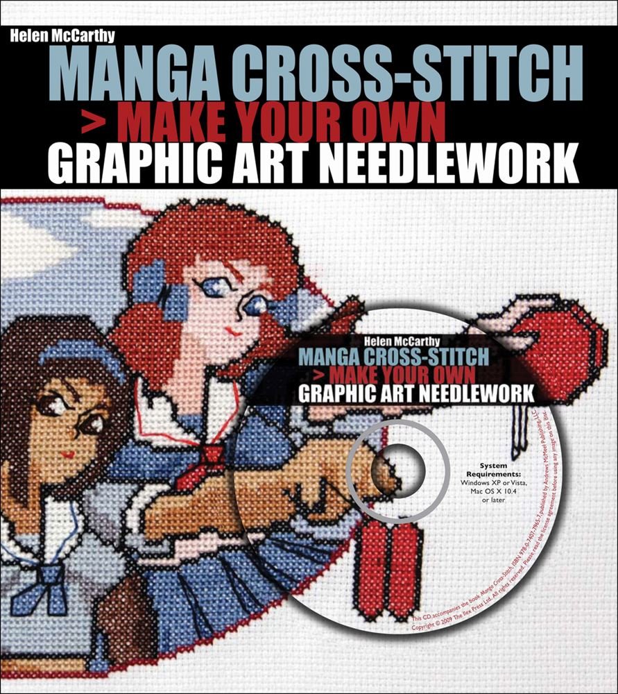 Manga Cross-Stitch: Make Your Own Graphic Art Needlework cover image