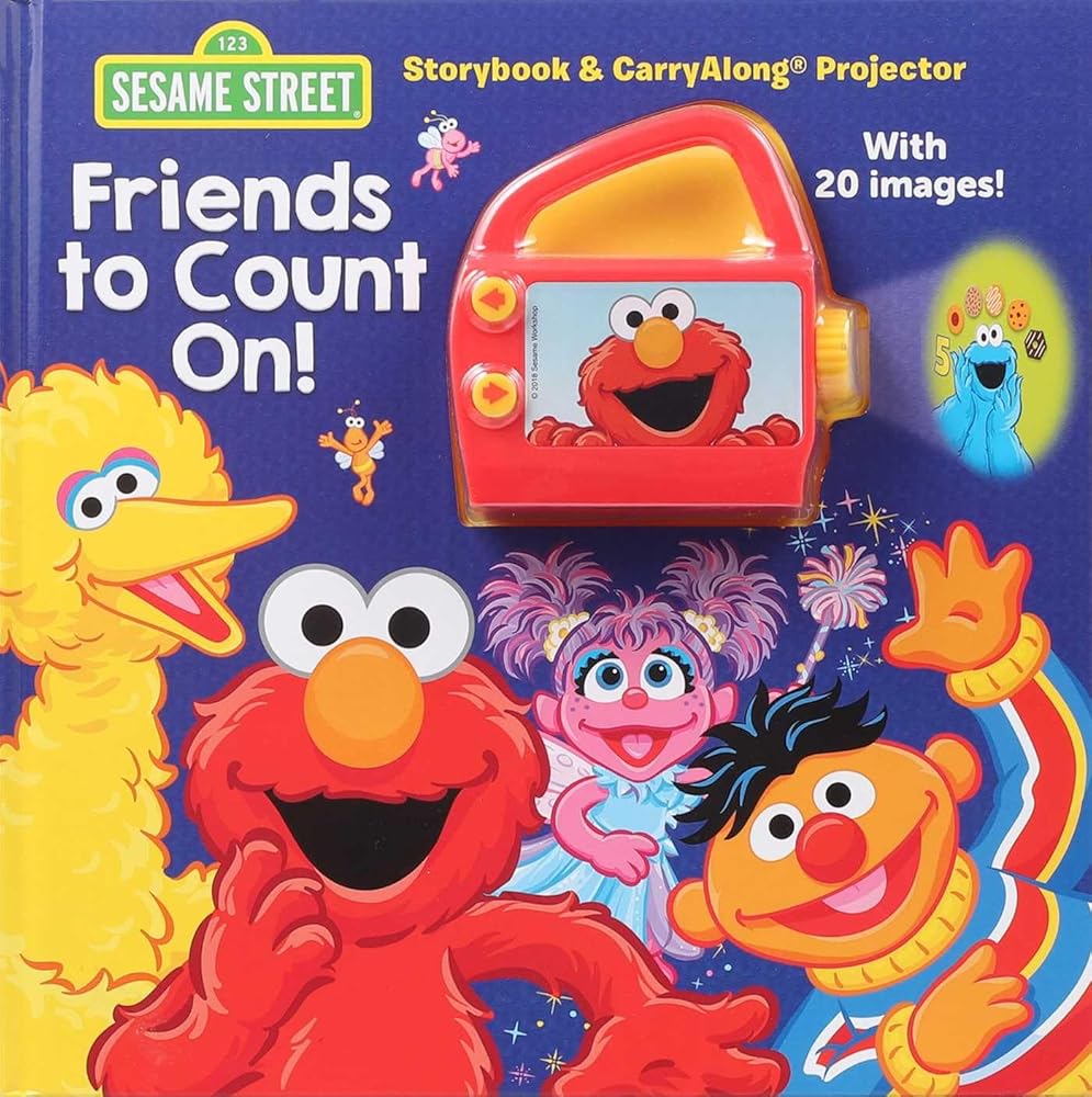 Sesame Street: Friends to Count On!: Storybook & CarryAlong Projector cover image