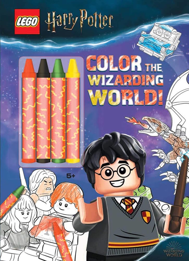 LEGO Harry Potter: Color the Wizarding World (Color & Activity with Crayons) cover image