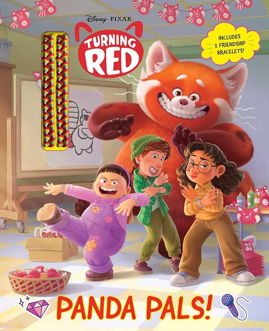 Disney Pixar: Turning Red: Panda Pals! (Book with Friendship Bracelets) cover image
