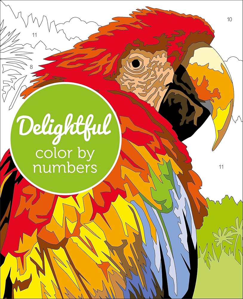 Delightful Color by Numbers (Sirius Color by Numbers Collection, 21) cover image