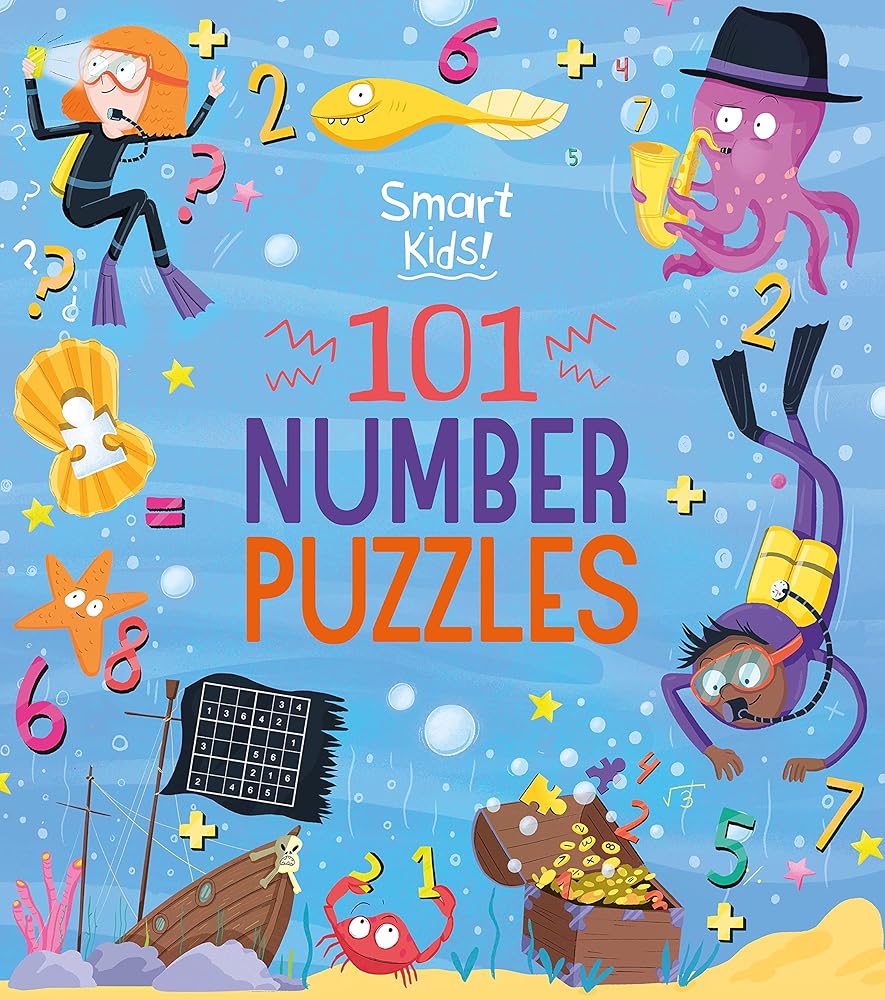 Smart Kids! 101 Number Puzzles cover image