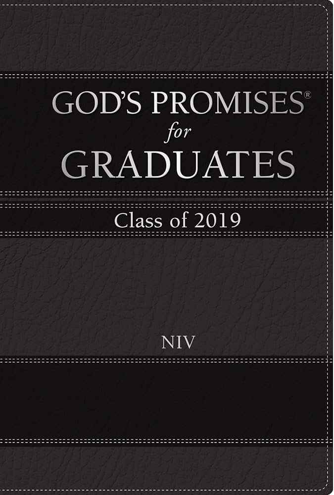 God's Promises for Graduates: Class of 2019 - Black NIV: New International Version cover image