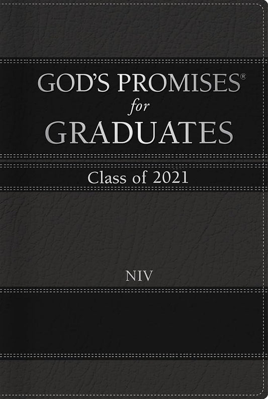 God's Promises for Graduates: Class of 2021 - Black NIV: New International Version cover image
