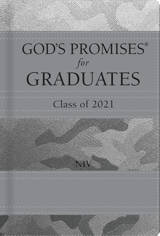 God's Promises for Graduates: Class of 2021 - Silver Camouflage NIV: New International Version cover image