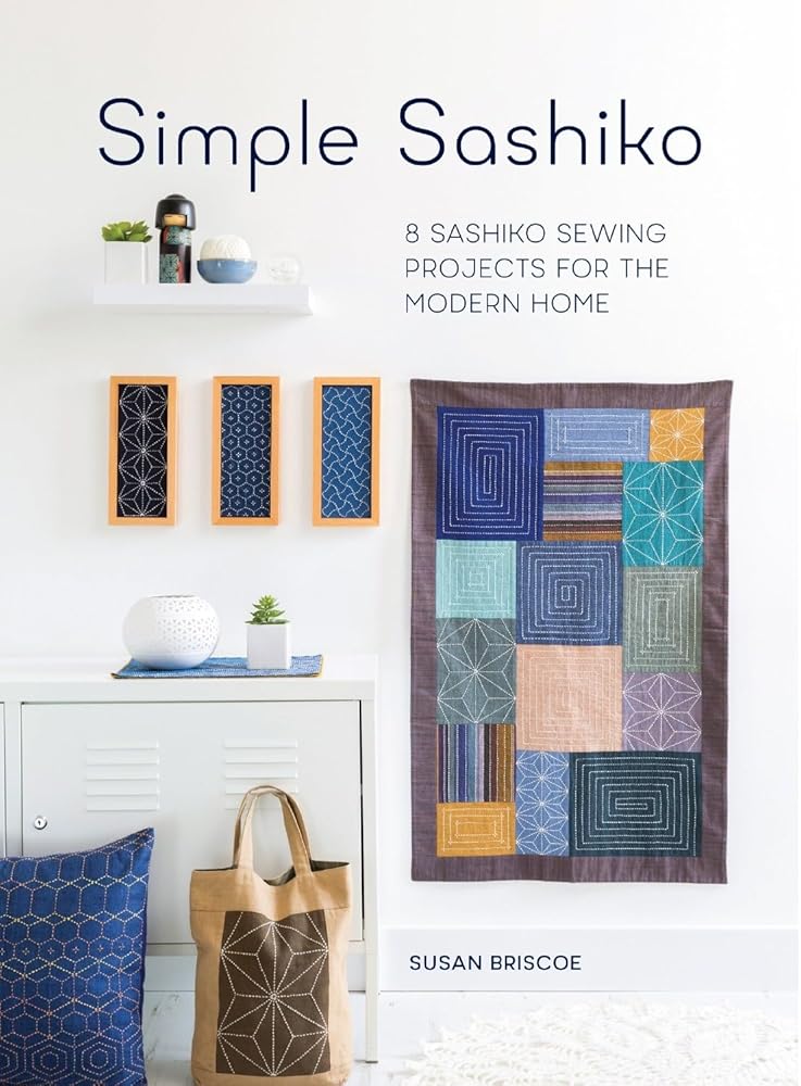 Simple Sashiko: 8 Sashiko Sewing Projects for the Modern Home cover image