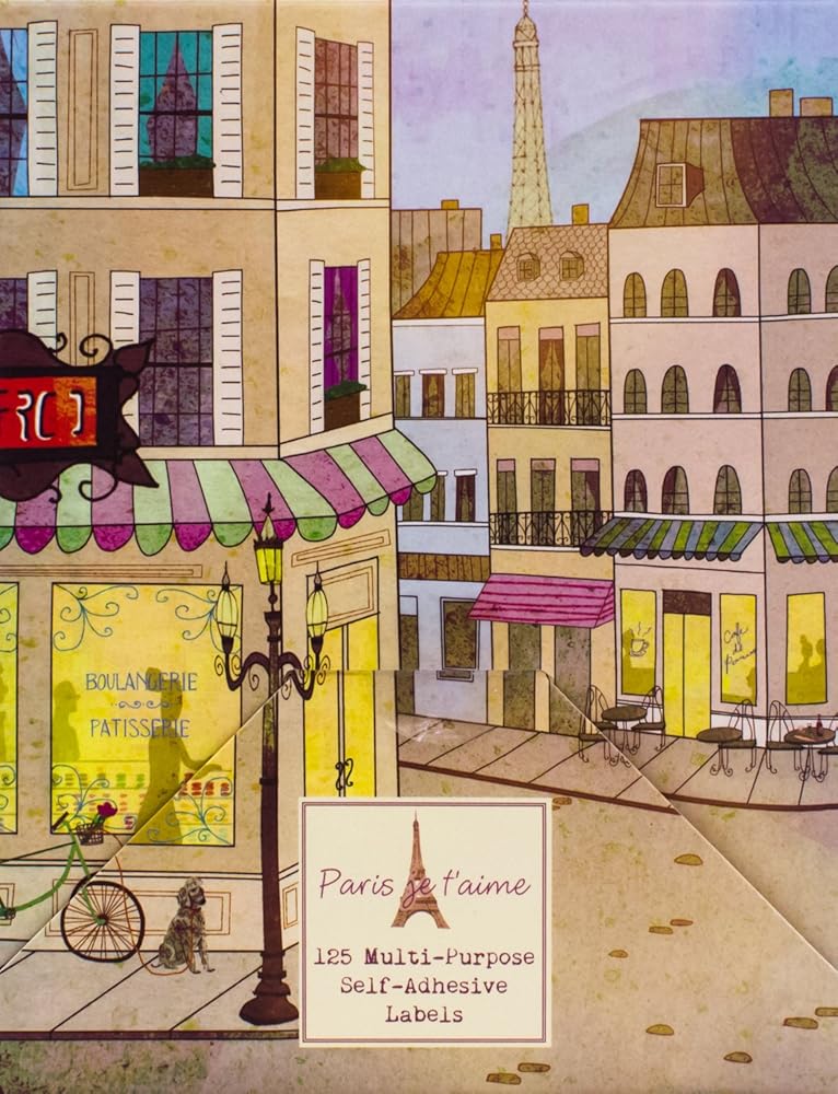 Paris: Book Of Labels (Life Canvas) cover image