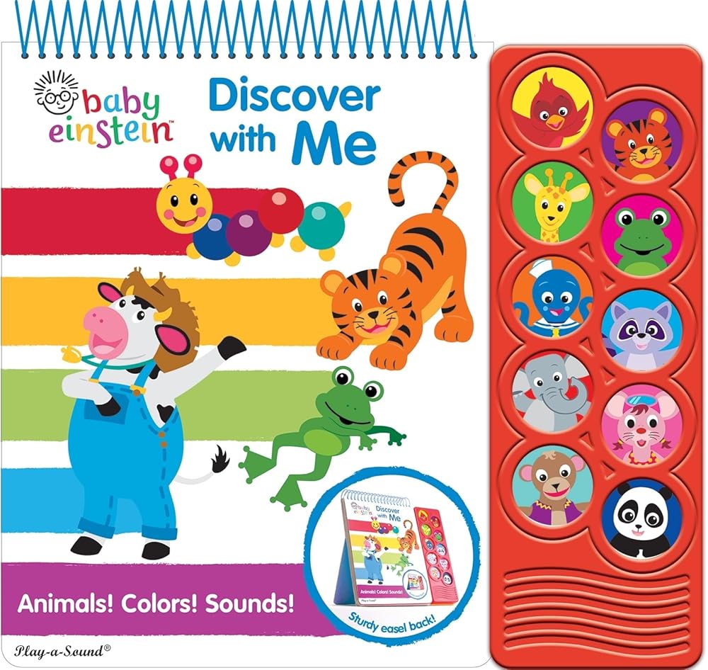 Baby Einstein - Learning Easel: Discover With Me Animals! Colors! Sounds! - PI Kids cover image