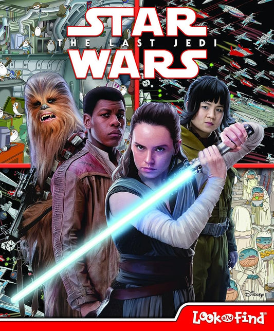 Disney - Star Wars Episode VIII The Last Jedi Look and Find Book - PI Kids cover image