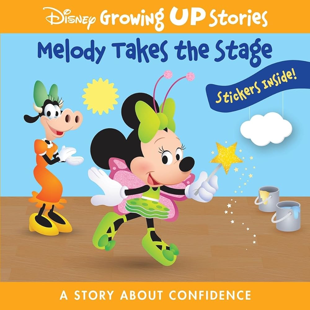 Disney Growing Up Stories with Minnie Mouse – Melody Takes the Stage, a Story About Confidence - Stickers Included! - PI Kids cover image