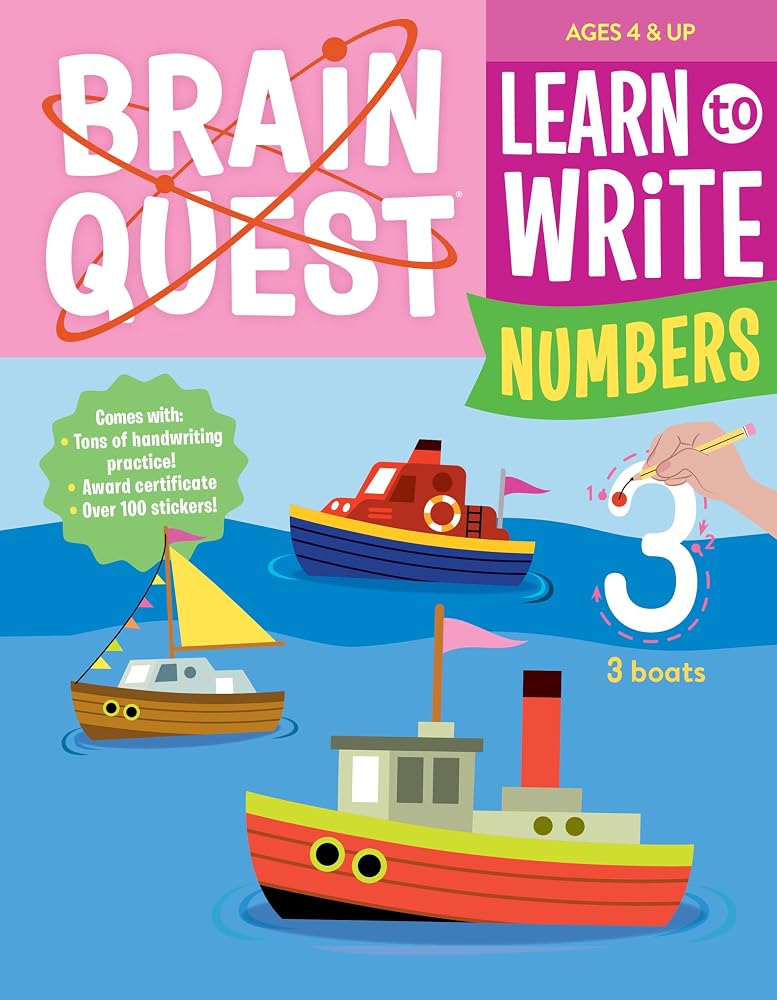 Brain Quest Learn to Write: Numbers cover image