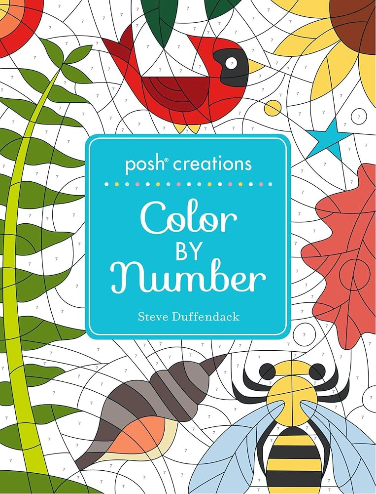 Posh Creations: Color by Number cover image