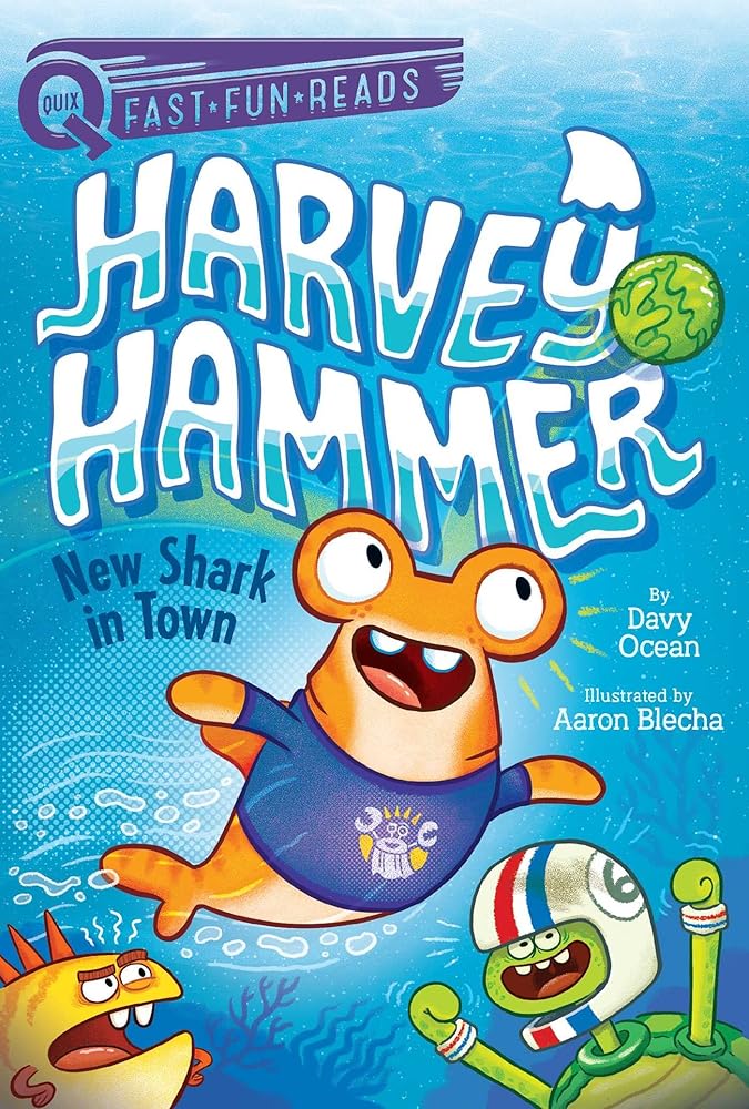 New Shark in Town: A QUIX Book (1) (Harvey Hammer) cover image