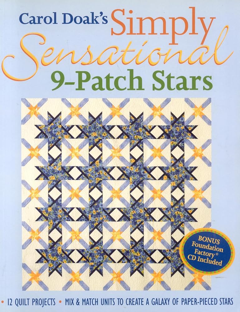 Carol Doak's Simply Sensational 9-Patch Stars cover image