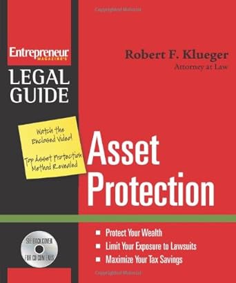 Asset Protection (Entrepreneur Legal Guides) cover image
