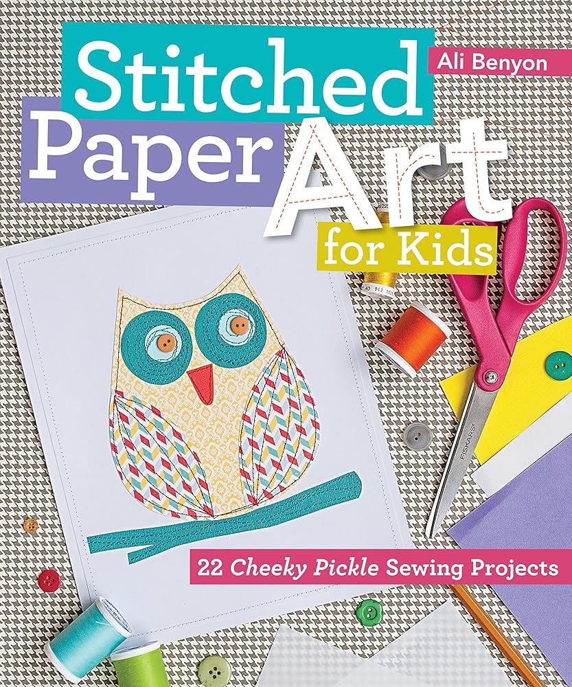 C&T Publishing FunStitch Studio Stitched Paper Art cover image