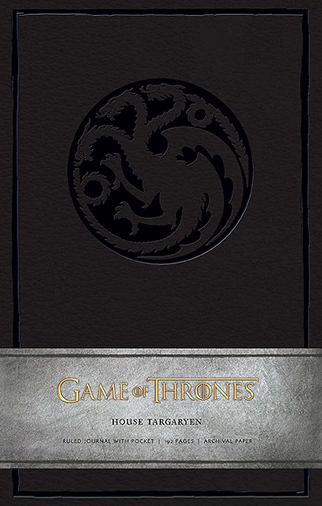 Game of Thrones: House Targaryen Hardcover Ruled Journal cover image