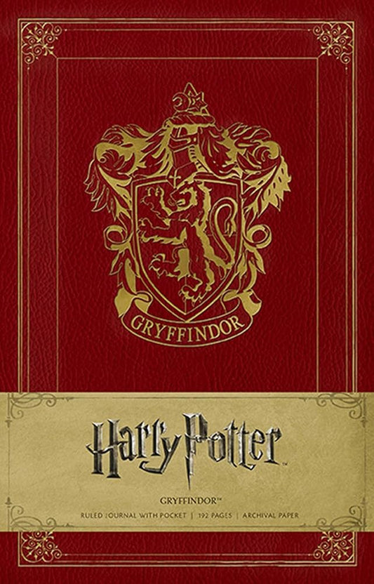 Harry Potter Gryffindor Hardcover Ruled Journal cover image
