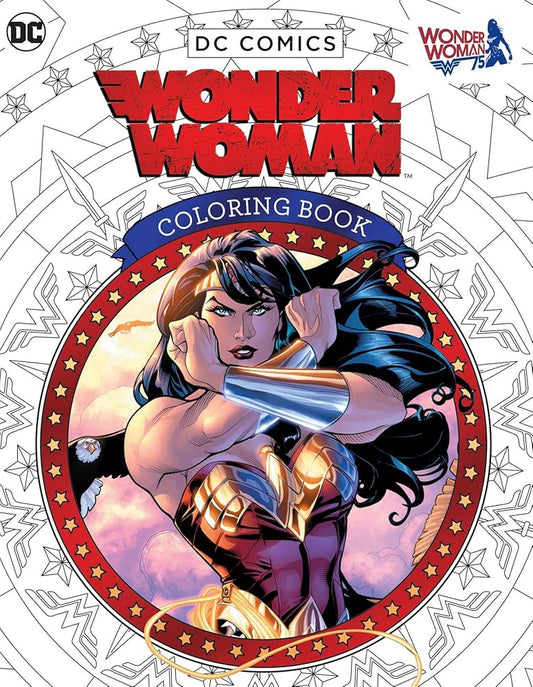 DC Comics: Wonder Woman Coloring Book cover image