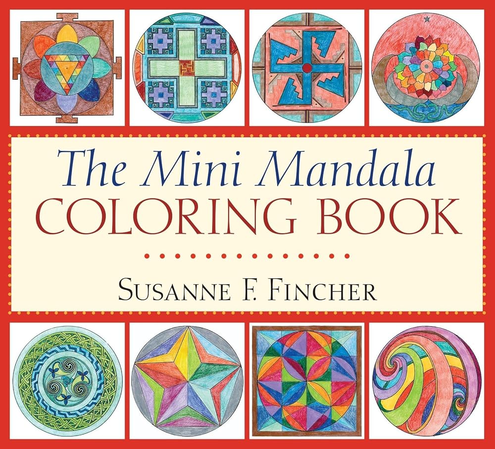 The Mini Mandala Coloring Book cover image