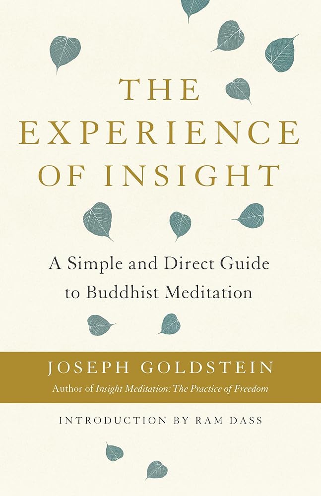 The Experience of Insight: A Simple and Direct Guide to Buddhist Meditation cover image