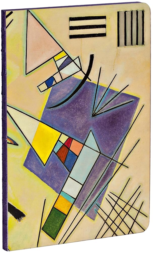 Black and Violet by Vasily Kandinsky A5 Notebook: Our A5 Size Standard Paperback Notebook cover image