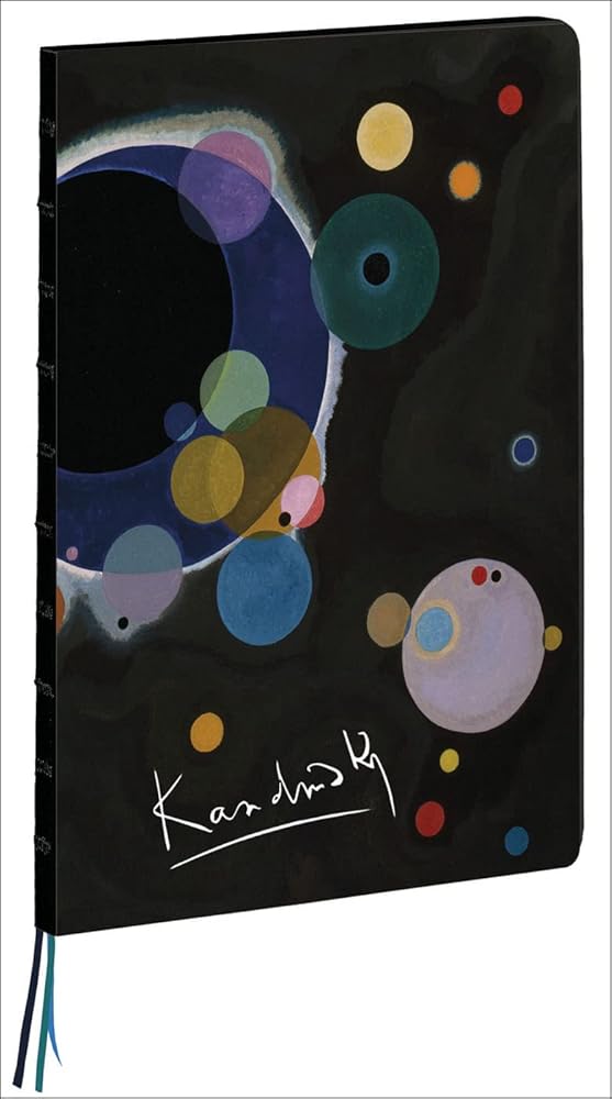 teNeues - A4 Notebook: Several Circles by Wassily Kandinsky, Hardcover - 230 Dot-Grid Pages, Heavy Hardcover, Three Ribbon Markers, Exposed Lay Flat ... A4 Style Notebook with Special Features cover image