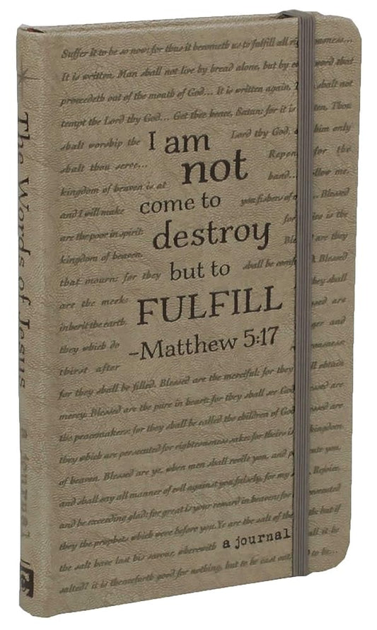 A Journal: The Words of Jesus (Compact) cover image