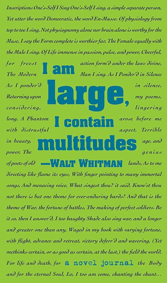 A Novel Journal: Leaves of Grass (Compact) (A Compact Novel Journal) cover image