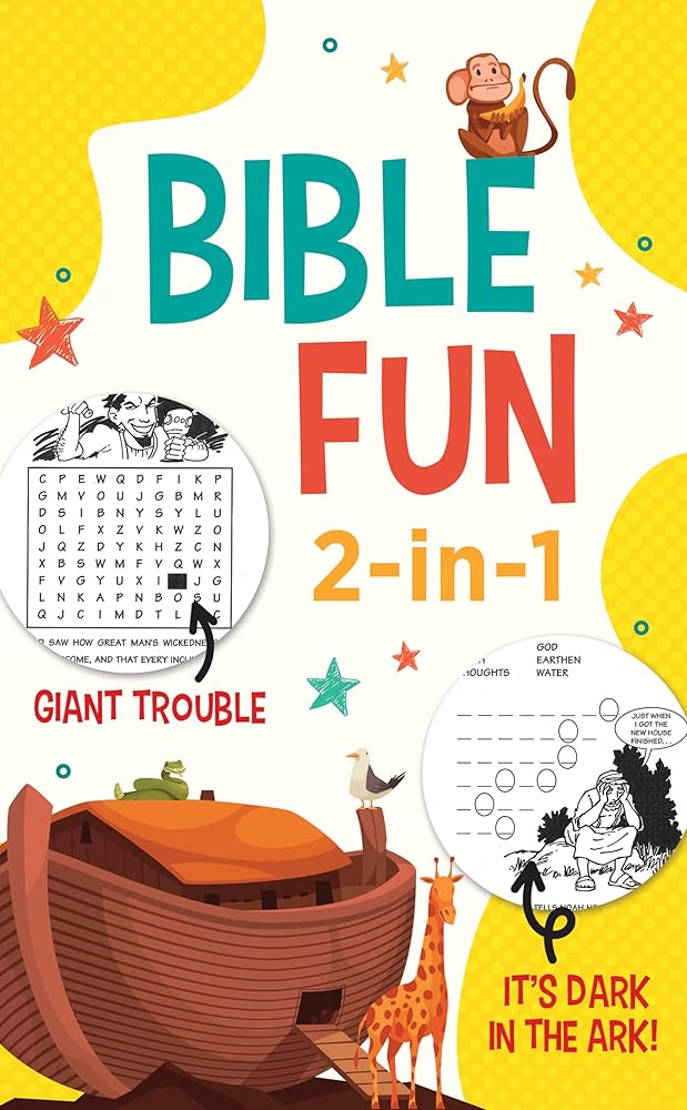 Giant Trouble and It's Dark in the Ark (Bible Fun 2-in-1) cover image