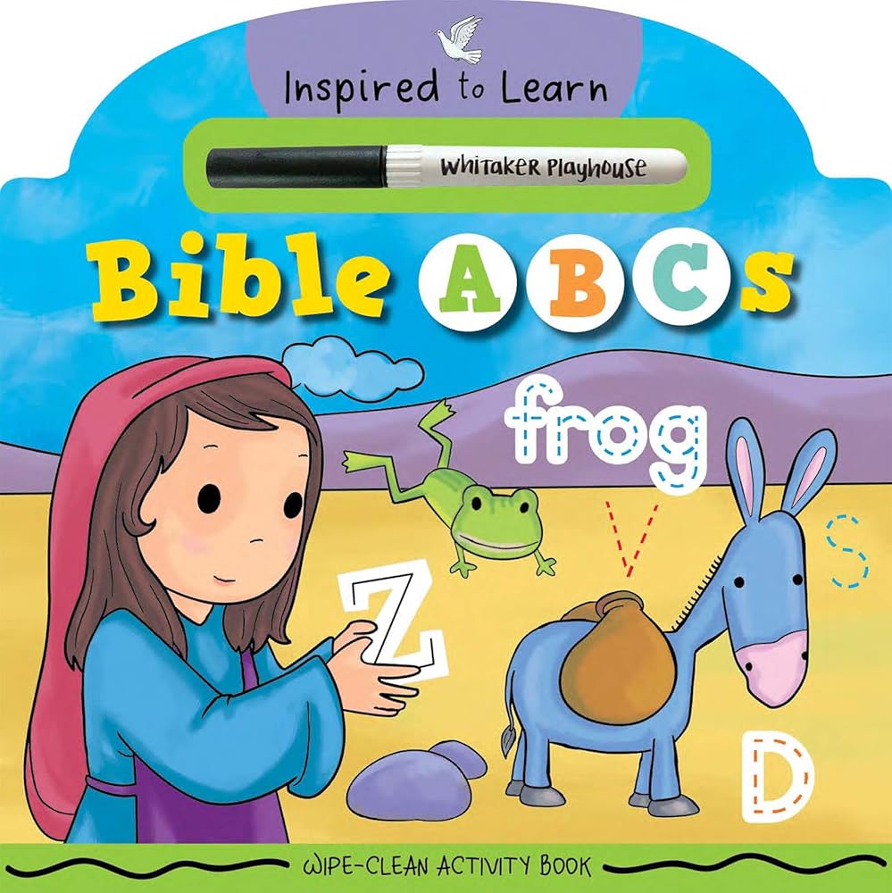Bible ABC's: Wipe-Clean Activity Book (Inspired to Learn) cover image