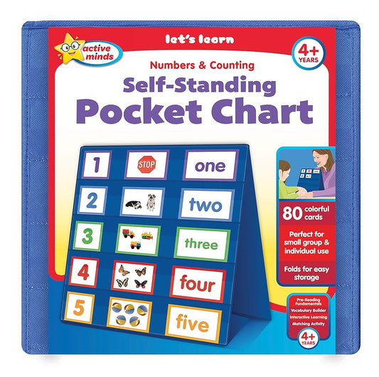 Active Minds - Numbers & Counting Self-Standing Pocket Chart cover image