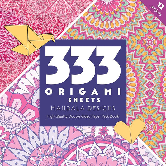 333 Origami Sheets Mandala Designs: High-Quality Double-Sided Paper Pack Book cover image