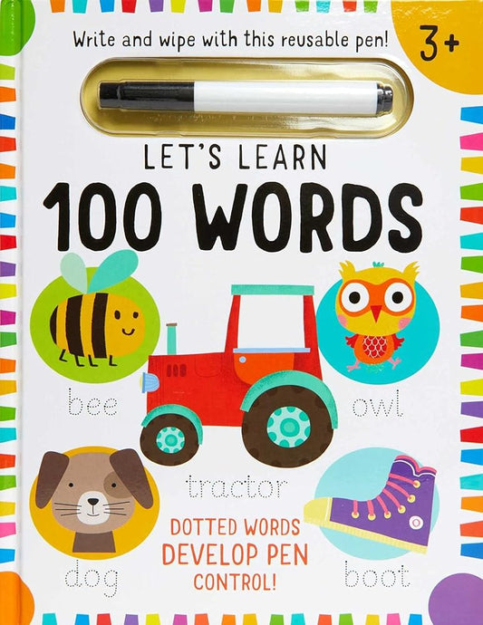 Let's Learn: First 100 Words (Write and Wipe) cover image