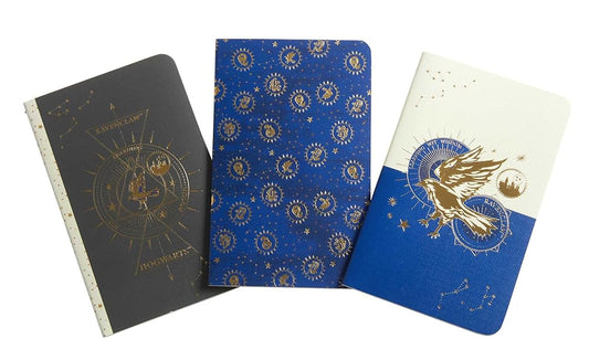 Harry Potter: Ravenclaw Constellation Sewn Pocket Notebook Collection (Set of 3) (Harry Potter: Constellation) cover image