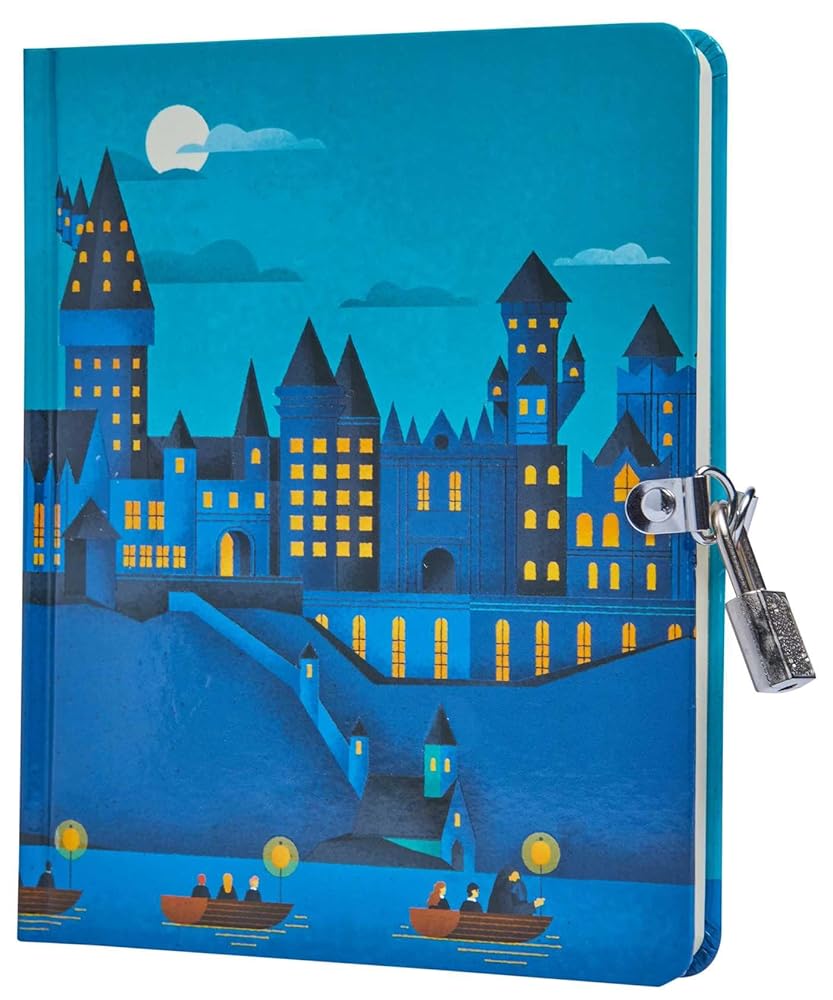 Harry Potter: Hogwarts Castle Glow-in-the-Dark Lock & Key Diary cover image
