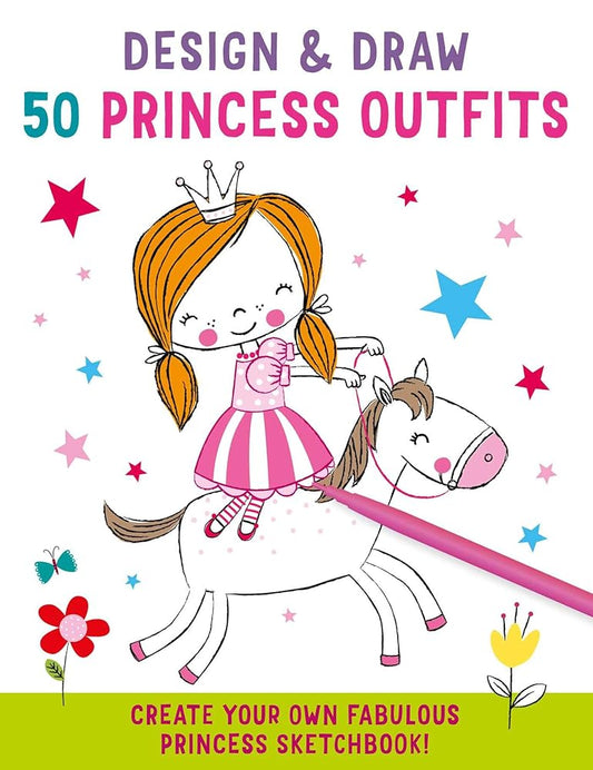 Design and Draw 50 Princess Outfits (iSeek) cover image