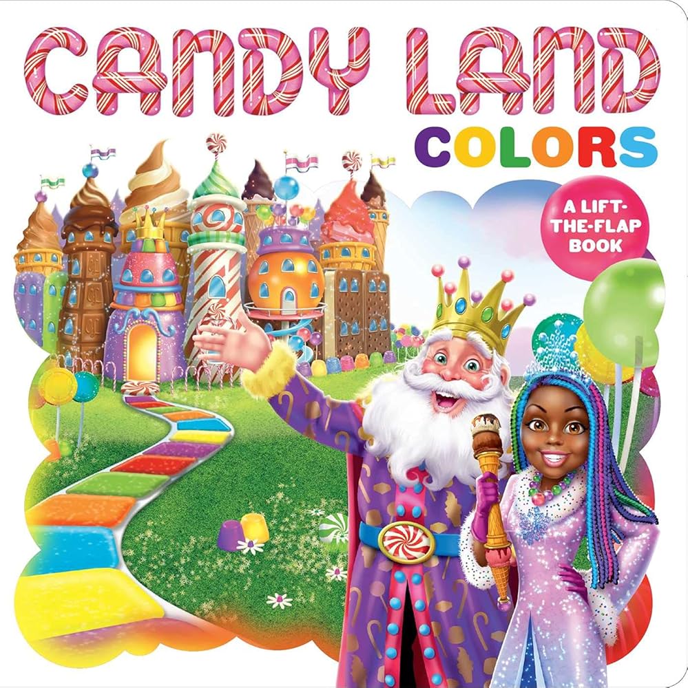 Hasbro Candy Land: Colors: (Interactive Books for Kids Ages 0+, Concepts Board Books for Kids, Educational Board Books for Kids) (PlayPop) cover image