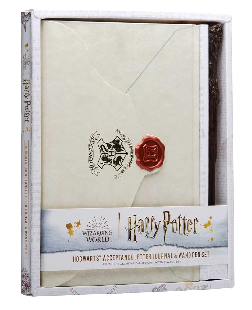Harry Potter: Hogwarts Acceptance Letter Journal and Wand Pen Set cover image