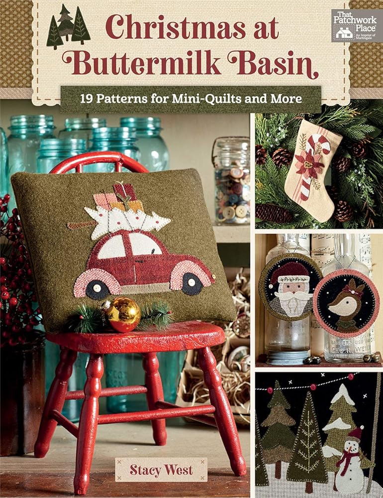 Christmas at Buttermilk Basin: 19 Patterns for Mini-Quilts and More cover image