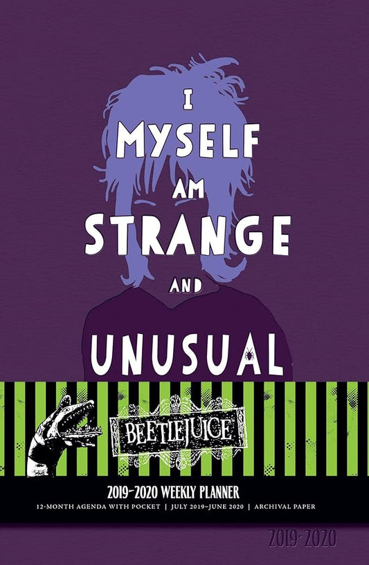 Beetlejuice 2019-2020 Weekly Planner (80's Classics) cover image