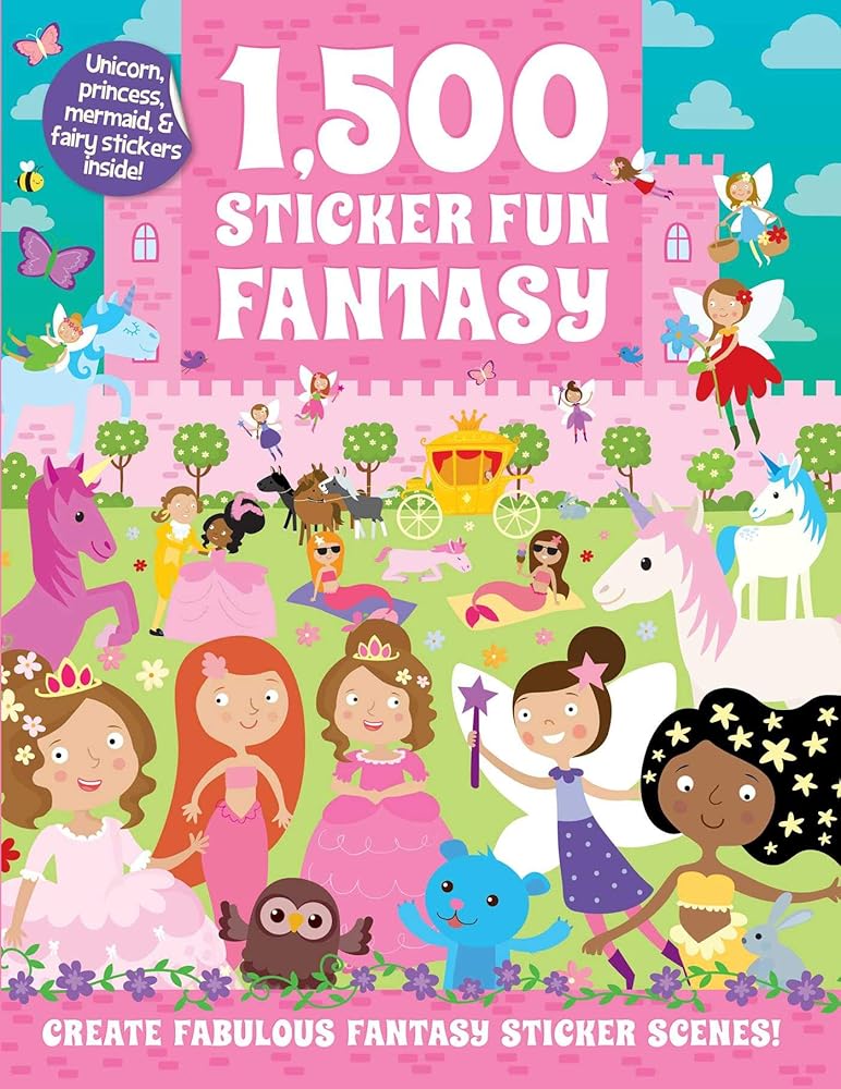 1,500 Sticker Fun Fantasy cover image