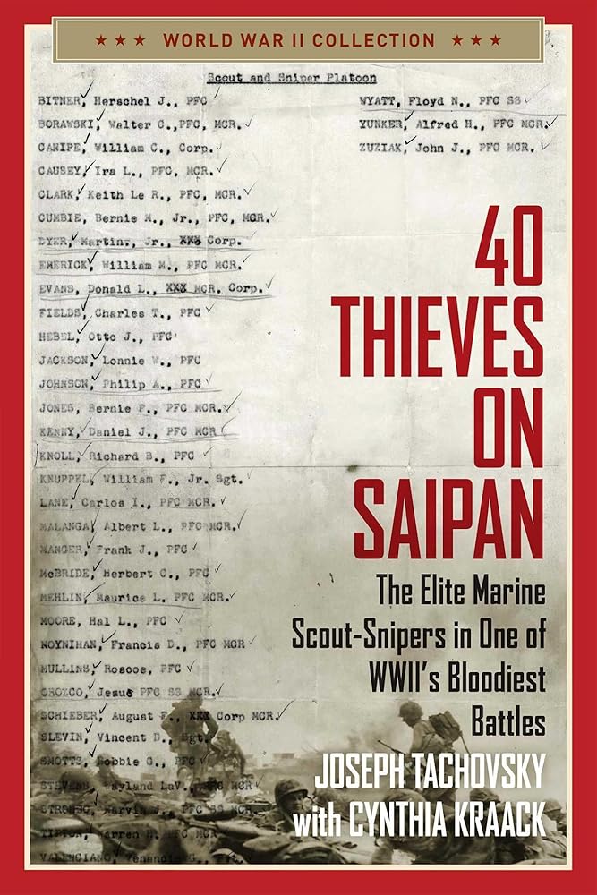 40 Thieves on Saipan: The Elite Marine Scout-Snipers in One of WWII's Bloodiest Battles (World War II Collection) cover image