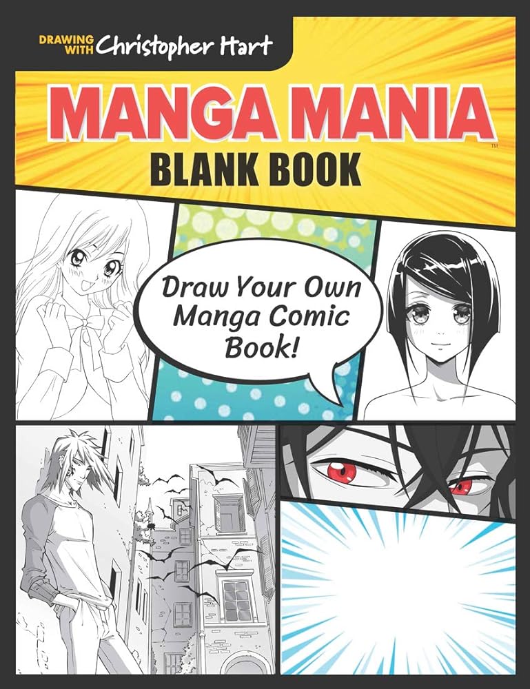 Manga Mania Blank Book: Draw Your Own Manga Comic Book! cover image