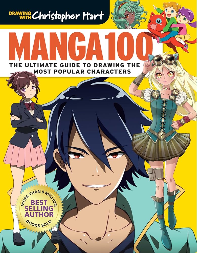 Manga 100: The Ultimate Guide to Drawing the Most Popular Characters cover image